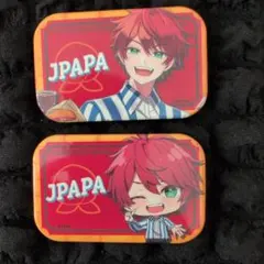 カラフルピーチ　ウェンディーズ缶バッチ　じゃぱぱ