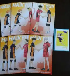 ハイキュー　アニメイト特典　ポストカード　＋トレーディングアートステッカー