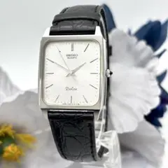 希少 稼動品　SEIKO DOLCE スクエア型　80年代ヴィンテージ 腕時計のサムネイル