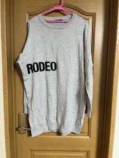 RODEO CROWNS グレー 長袖セーター FREEサイズ