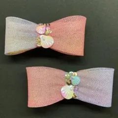 カラフルリボン 2個セット 大きいサイズ