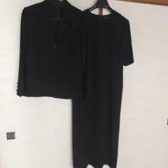 黒 喪服 フォーマル アンサンブル 最終大幅値下削除