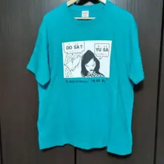 United Athle XL ターコイズ Tシャツ　津軽弁