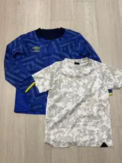一度のみ着アンプロunbroサッカーウエア140キッズジュニアスポーツのサムネイル