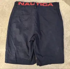ノーティカ NAUTICA チノハーフパンツ 紺 30Wのサムネイル