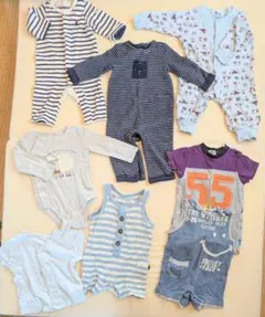 ロンパースまとめ売り　70cm　ミキハウス、babyGap