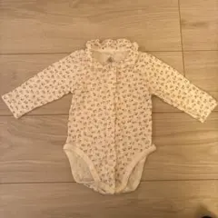 プチバトー　petitbateru 花柄ボディ　ロンパース 6m 67cm