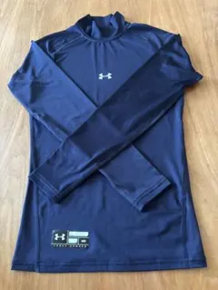 ひ*お様 Under Armour ネイビー ハイネック アンダーシャツ MD