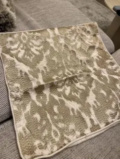 Francfranc クッションカバー 金色模様 約45cm