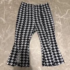 SHEIN ベビー 千鳥格子 フレアパンツ 9-12M
