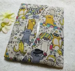 ハンドメイド　ポケットティッシュケース　猫シリーズ