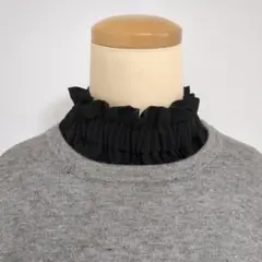 黒フリル付きつけ襟