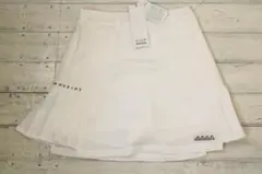 【新品タグ付】☆muta　ムータ：ゴルフウェア　プリーツスカート　ホワイト２