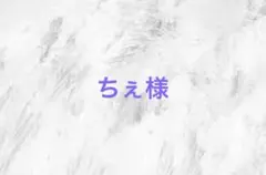 ちぇ様専用ページ