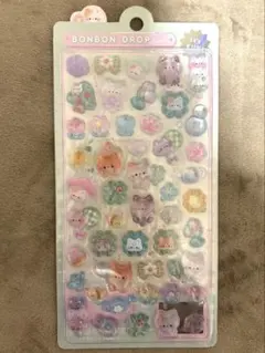 《正規品》クーリア　ボンボンドロップシール　ねこねこ