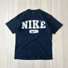 NIKE ナイキ USAロゴ Tシャツ ヴィンテージ風メキシコ製 ネイビー M