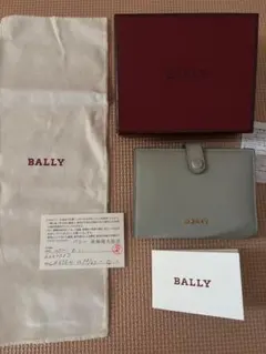 BALLY 二つ折り財布 グレーのサムネイル