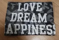 迷彩柄タオル LOVE DREAM HAPPINESS