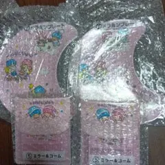 サンリオ　キキララ一番くじ！ ⑤ ミラー&コーム✕２⑦メラミンプレート✕２