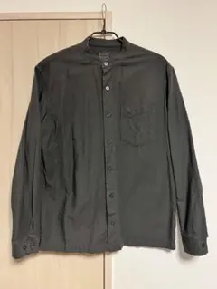 無印良品　スタンドカラーシャツ
