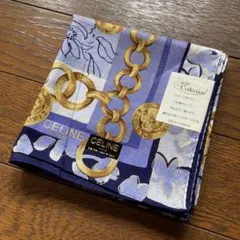 新品 デッドストック 90s CELINE セリーヌ ハンカチ 大判 スカーフ