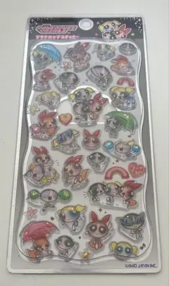 パワーパフガールズ　パワパフ　プチドロップステッカー