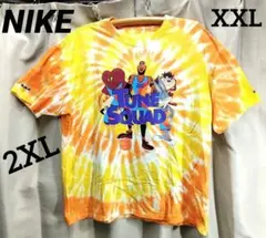 ナイキ スペースジャム タイダイ Tシャツ レブロン オレンジ 2XL XXLのサムネイル