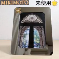 【未使用】MIKIMOTO ミキモト パール付 フォトフレーム シルバー
