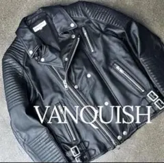 希少 ヴァンキッシュ【M】羊革 キルティングレザージャケット 黒 ☆美品☆ 2025年最新】Yahoo!オークション -vanquish ライダースの中古品