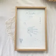 夏手形/夏生まれ/夏誕生日/夏命名書/手形アート/手形台紙/命名書