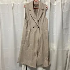 SUR ベージュ ノースリーブ ベスト L