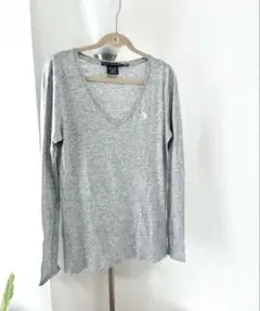 ラルフローレン RalphLauren長袖Tシャツ グレー　レディース