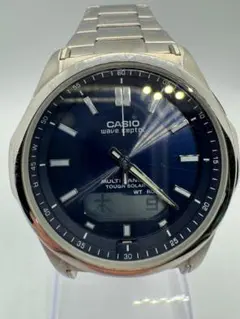 美品【稼働品】CASIO wave ceptor ソーラー メンズ腕時計W106のサムネイル