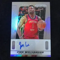 Zion Williamson Prizm Deca Silver Auto