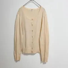 Natural beauty basic カーディガン薄手M 綺麗め　カジュアル