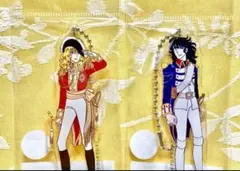 ベルサイユのばら「オスカル」＋「アンドレ」キーチェーン　2点セット