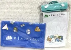 すみっコぐらし✨冷感タオル　クリアマルチケース　モスバーガーコラボ