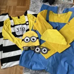 ミニオンコスプレメンズ＆レディース6点セット