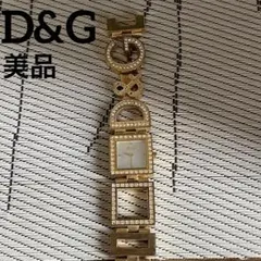 美品D&G レディース　時計　ラインストーン　ゴールド　電池式のサムネイル