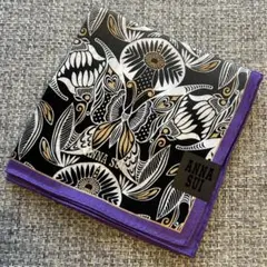 【新品】ANNA SUI アナスイ　ハンカチ　大判　紫