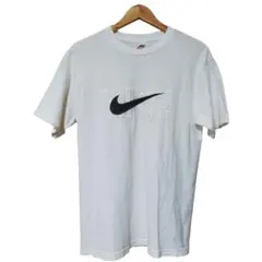 NIKE ナイキ Tシャツ 90s 白タグ ビンテージ 刺繍ロゴ スウッシュ