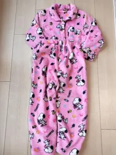 スヌーピー柄 フリース　パジャマ サイズ130　16日以降値上げします！