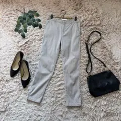 7200✾ギャルリーヴィー✾テーパードパンツ【30】ギンガムチェック/ブラウンのサムネイル
