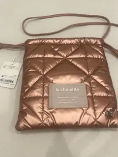 &chouette サマンサタバサ ショルダーバッグ サブバッグ ピンク ローズ