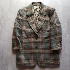 Aquascutum　wool glencheck tailoredjacketのサムネイル