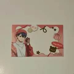 ブルーロック 潔世一 バレンタイン アニメイト 特典 箔押しメッセージカード