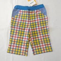 キムラタン ラキエーベ ハーフパンツ110 新品タグ付 チェック