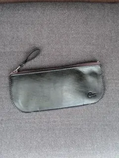 本革　革　ヌメ革　黒　財布　オリジナル　手縫い　レザー　ウォレット