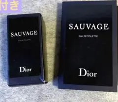 【新品未開封】 Dior公式ノベルティ　ソヴァージュオードゥトワレ香水　巾着付き