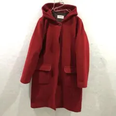 90s McGREGOR ウール ロングコート ヴィンテージ レッド Ｌ